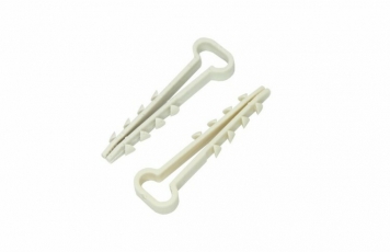 Дюбель-хомут нейлоновый прямоугольный PROconnect 5-10 мм, белый, упаковка 100 шт. | 07-4611 | PROconnect