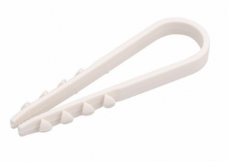 Дюбель-хомут нейлоновый PROconnect 5-10 мм, белый, упаковка 100 шт. | 07-4501-2 | PROconnect