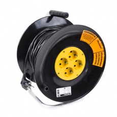 Удлинитель силовой на катушке 4 гнезда с/з 40 м 3х1 мм? STANDART PROCONNECT | 11-7606 | PROconnect