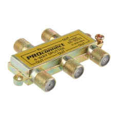 ДЕЛИТЕЛЬ ТВ х 4 под F разъём 5-900 МГц | 05-6033 | PROconnect