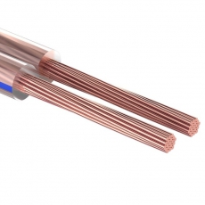 Кабель акустический 2х0,50 мм? прозрачный BLUELINE (бухта 100 м) | 01-6203-6 | PROconnect