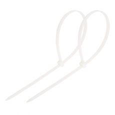 Хомут-стяжка кабельная нейлоновая PROconnect 300 x4,8 мм, белая, упаковка 100 шт. | 57-1302 | PROconnect