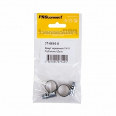 Хомут-стяжка кабельная стальная червячная PROconnect 10-16 мм, упаковка 2 шт. | 07-0610-8 | PROconnect