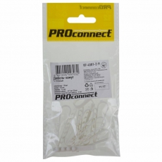 Дюбель-хомут 5-10 белый (10 шт.) PROCONNECT | 07-4501-2-9 | PROconnect