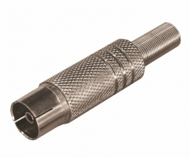 РАЗЪЁМ гнездо TV никель c пружиной | 05-2014-4 | PROconnect