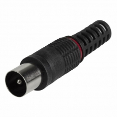 РАЗЪЁМ штекер TV без пайки Черный | 05-2042-2 | PROconnect