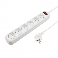Сетевой фильтр 6 гнезд 1.5 м 3х0,75 мм? с/з OPTIMA белый PROCONNECT | 11-9520 | PROconnect
