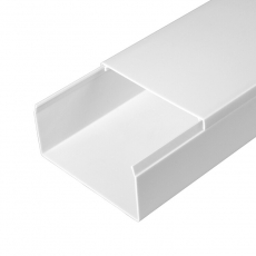 Кабель-канал белый 2-й замок в г/к 80х40 (30м/уп) | PR.058040 | Промрукав