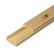 Кабель-канал сосна 2-й замок 20х10 (180м/уп) | PR.025436 | Промрукав