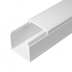 Кабель-канал белый 2-й замок в п/э 40х40 (60м/уп) | PR.0640401 | Промрукав