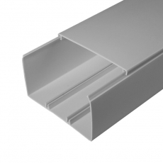 Кабель-канал серый RAL 7035 2-й замок в п/э 100х60 (16м/уп) | PR03.0082 | ПРОМРУКАВ