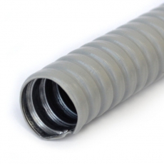 Металлорукав в ПВХ оболочке серый Р3-ЦП-НГ-100 (8м/уп) | PR04.0468 | Промрукав