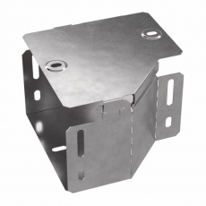 Переходник левый с крышкой Стандарт 150х100х100 | PR16.0488 | Промрукав