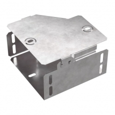 Переходник правый с крышкой Стандарт 150х100х80 | PR16.0505 | Промрукав