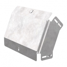 Угол вертикальный внешний 45 градусов с крышкой Стандарт 300х80 | PR16.0455 | Промрукав