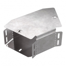 Угол горизонтальный 45 градусов с крышкой Стандарт 150х100 | PR16.0428 | Промрукав