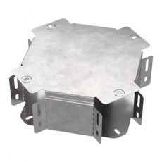 Х-образный ответвитель с крышкой Стандарт 100х100 | PR16.0458 | Промрукав