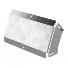 Угол вертикальный внешний 45 градусов с крышкой Стандарт 400х100 | PR16.0576 | Промрукав