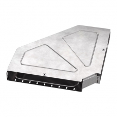 Угол горизонтальный 90 градусов с крышкой Стандарт 500х80 | PR16.0626 | Промрукав