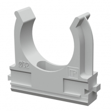 Крепеж-клипса для труб АБС-пластик в п/э д32 (25шт/500шт уп/кор) | PR.02632 | Промрукав