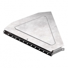 Угол горизонтальный 45 градусов с крышкой Стандарт 600х50 | PR16.0619 | Промрукав