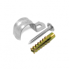 Комплекты для крепления ОКЛ с использованием самореза, дюбеля и скобы СМО 12-13 (100 шт) | PR08.4993 | Промрукав