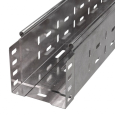 Лоток перфорированный Стандарт 100х100х3000 (6 м/уп) | PR16.0004 | Промрукав