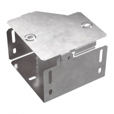 Переходник правый с крышкой Стандарт 150х100х100 | PR16.0506 | Промрукав