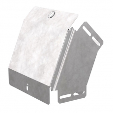 Угол вертикальный внешний 45 градусов с крышкой Стандарт 200х100 | PR16.0454 | Промрукав