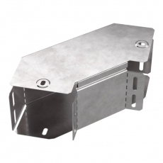 Угол горизонтальный 90 градусов с крышкой Стандарт 100х100 | PR16.0413 | Промрукав