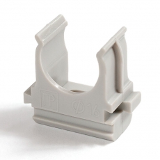 Крепеж-клипса для труб АБС-пластик в карт д16 (200шт/2000шт уп/кор) | PR.0616 | Промрукав