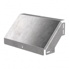 Угол вертикальный внешний 90 градусов с крышкой Стандарт 400х100 | PR16.0585 | Промрукав