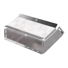 Угол вертикальный внутренний 45 градусов с крышкой Стандарт 400х100 | PR16.0594 | Промрукав