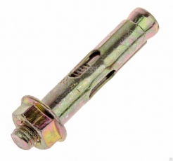 Анкерный болт с гайкой оцинкованный М10/12х100 (10 шт/уп) | PR08.2350 | Промрукав