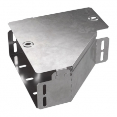 Переходник левый с крышкой Стандарт 200х100х80 | PR16.0491 | Промрукав