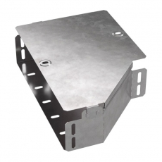 Переходник левый с крышкой Стандарт 300х200х80 | PR16.0500 | Промрукав