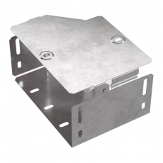 Переходник правый с крышкой Стандарт 200х150х100 | PR16.0512 | Промрукав