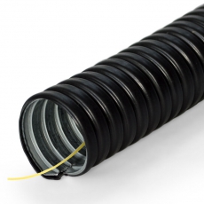 Металлорукав в ПВХ оболочке Р3-ЦП-НГ-15 с/з (100м/уп) | PR04.0115 | Промрукав