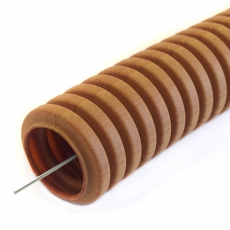 Труба гофрированная ПВХ легкая 350 Н бук с/з д16 (50 м/уп) | PR01.0032 | Промрукав