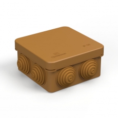 Коробка распределительная 40-0210-8001 для о/п безгалогенная (HF) бук 80х80х40 (105шт/кор) | 40-0210-8001 | Промрукав