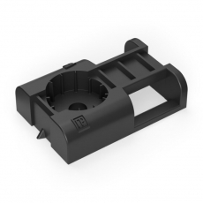 Площадка под стяжку для прямого монтажа черная (100шт/1500шт уп/кор) | PR13.0342 | Промрукав