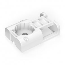 Площадка под стяжку для прямого монтажа белая (100шт/1500шт уп/кор) | PR13.0343 | ПРОМРУКАВ