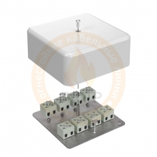 Коробка огнестойкая для кабель-канала Е15-Е120 103х103х45 | 40-0470-FR6.0-8 | Промрукав
