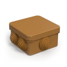 Коробка распределительная 40-0200-8001 для о/п безгалогенная (HF) бук 70х70х40 (132шт/кор) | 40-0200-8001 | Промрукав