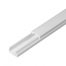 Кабель-канал белый 2-й замок в п/э 15х10 (144 м/уп) | PR03.0047 | Промрукав