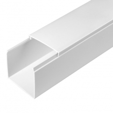 Кабель-канал белый 2-й замок в п/э 60х60 (12 м/уп) | PR03.0056 | Промрукав