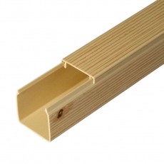 Кабель-канал сосна 2-й замок 25х25 (48м/уп) | PR.025438 | Промрукав