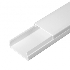 Кабель-канал белый 2-й замок в п/э 40х16 (56м/уп) | PR.0325206 | Промрукав