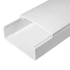 Кабель-канал белый 2-й замок в п/э 100х40 (24м/уп) | PR.0510041 | Промрукав