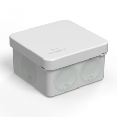 Коробка распределительная 70х70х40мм IP66 6 вводов серая для прямого монтажа двухкомпонентная безгалогенная (HF) (150шт/кор) | 60-0200 | Промрукав